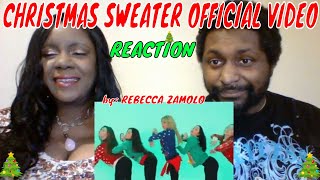REBECCA ZAMOLO - Christmas SWEATER Official Music Video! (Game Master Challenge)REACTION