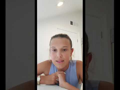 Millie Bobby Brown | Instagram Live Stream | November 08, 2019