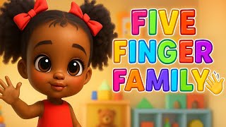 Five Finger Family Fun Song🖐️ | Cece & Caleb’s Family Adventure | Nursery Rhyme & Kids Songs