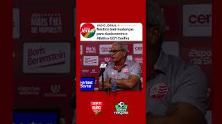 Náutico terá mudanças contra o Atlético-GO? Confira