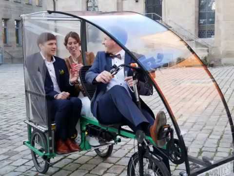 eBike: Die ZOX Rikscha – die Hochzeitskutsche von heute
