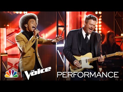 Cam Anthony and Coach Blake Shelton Perform "She Drives Me Crazy" - The Voice Finale Results 2021