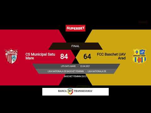 LNBF 2020-2021: CSM Satu Mare - FCC Baschet UAV Arad (PLAY-OFF 2, GAME 2)