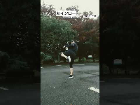左インロー     kickboxing shadow  #martialarts  #mma  #muaythai  #sports  #shorts