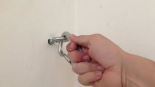 How to install Eye Bolts to hang your hammock indoors - Solid Concrete or Cinder Block