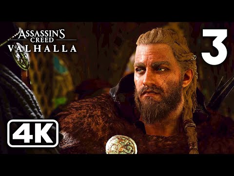 Assassin's Creed Valhalla Gameplay Walkthrough Part 3 (4K 60FPS) - No Commentary