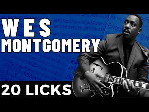 20 Wes Montgomery Essential 251 Licks | Jazz Guitar