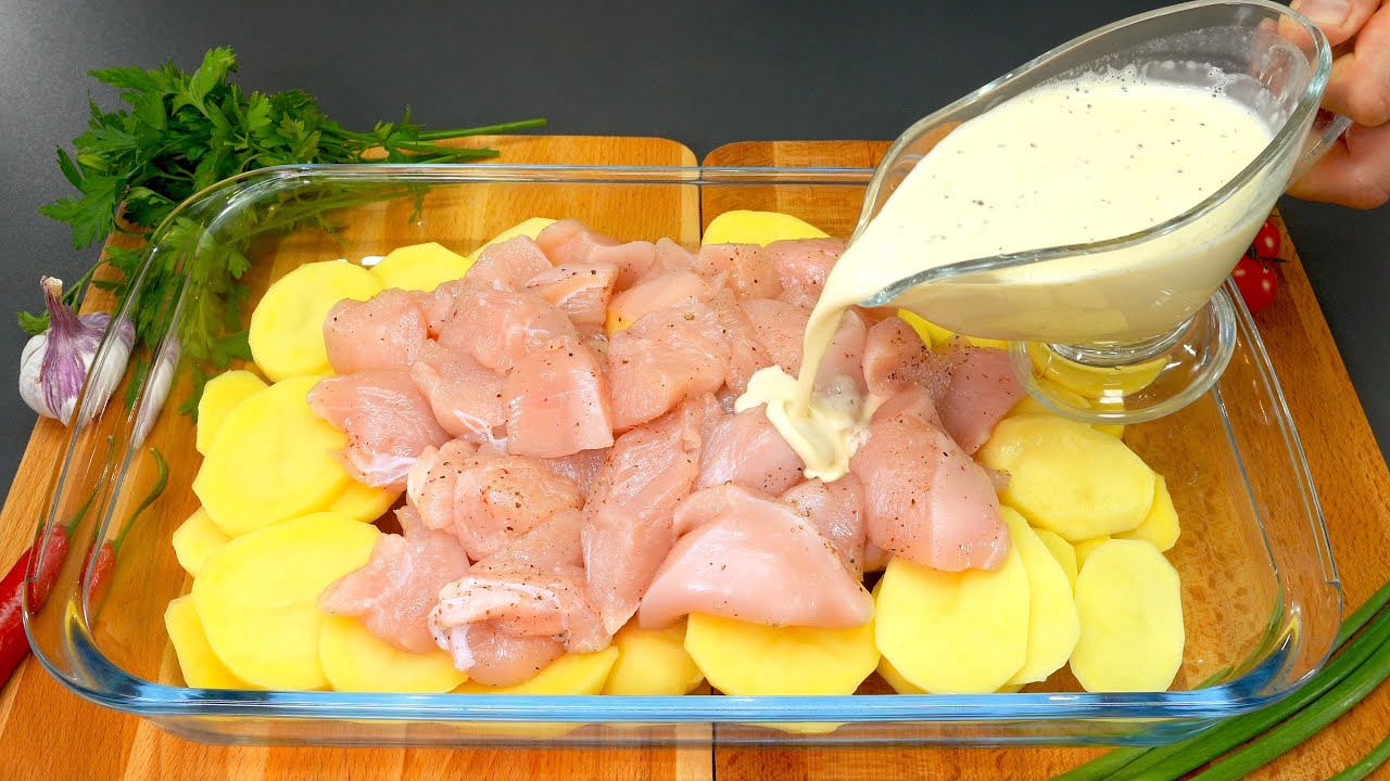 If you have chicken breast and potatoes. Make this incredibly delicious recipe!😋