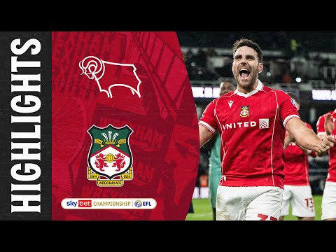 HIGHLIGHTS | Derby County vs Wrexham AFC