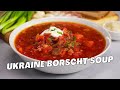 How To Make Ukrainian Borscht Soup HOMEMADE BORSCHT Cabbage Beet Soup Recipe By Always Yummy