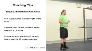 109. Single Arm Dumbell Push Press