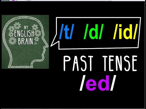 Past Tense (ed) Pronunciation: My English Brain