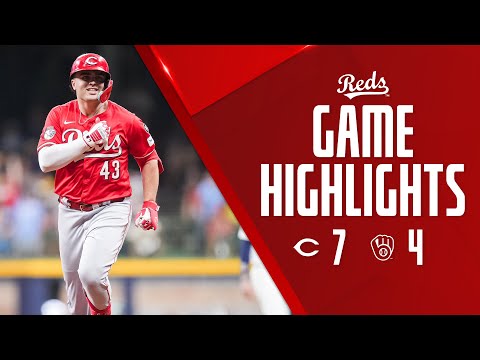 Reds vs. Brewers Game Highlights (9/27/25) | MLB Highlights