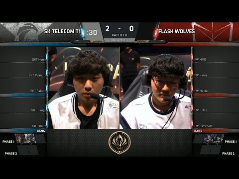 SKT vs FW Game 3 - 2017 MSI SemiFinals - SK Telecom T1 vs Flash Wolves