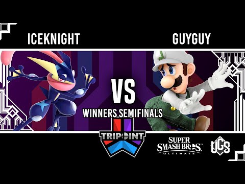 Tripoint Smash 184  -  Winners Semifinals  -  IceKnight(Greninja) Vs. GuyGuy(Luigi)
