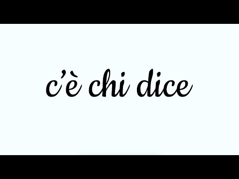 C'è chi dice | Some say - teaser