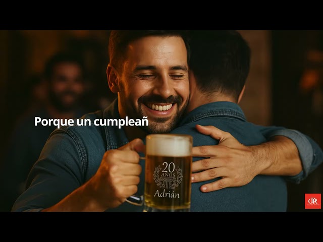 Vídeo relacionado con Bee Ingenious Jarra cerveza personalizada Maestro cervecero y del Valencia de cristal esmerilado con nombre y año personalizados Regalos para hombres,para padres, novios, hermanos.