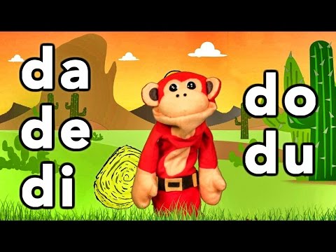 Sílabas da de di do du - El Mono Sílabo - Videos Infantiles - Educación para Niños #