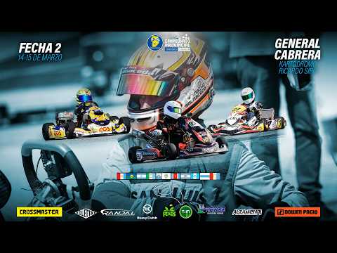 Fecha 2 - General Cabrera - En VIVO - Campeonato Cordobés de Karting sobre Asfalto 2026