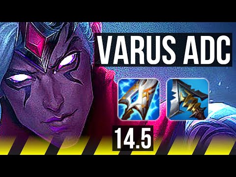 VARUS & Nautilus vs LUCIAN & Maokai (ADC) | 8/4/16, 300+ games, Dominating | KR Master | 14.5