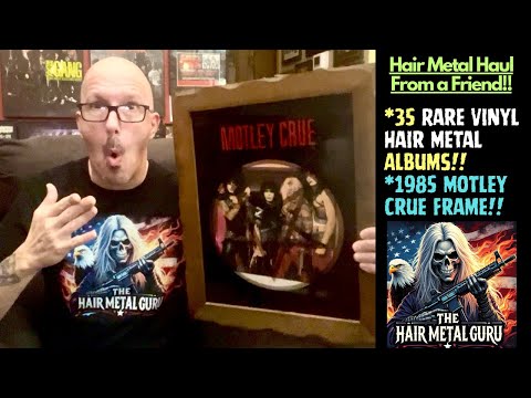Rare Hair Metal Vinyl & Motley Crue Item Sent From Friend: Thank You Patrick Reeves!