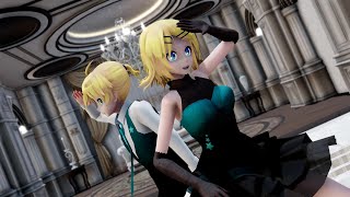 Download lagu 【MMD】Childish War / Giga-P x rachie & JubyPhonic x Kagamine Rin & Len【English Cover】 mp3