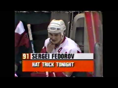 1995 RS: LA @ Det Highlights - 2/12/95 (Fedorov 4 Goals)