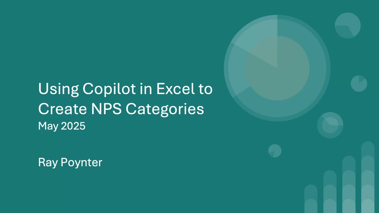 Using Copilot in Excel to Create NPS Categories Example