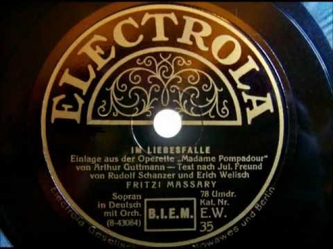 Fritzi Massary - Im Liebesfalle - 10.01.1926 - verbessertes Video