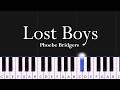 Phoebe Bridgers - Lost Boys  (piano tutorial)