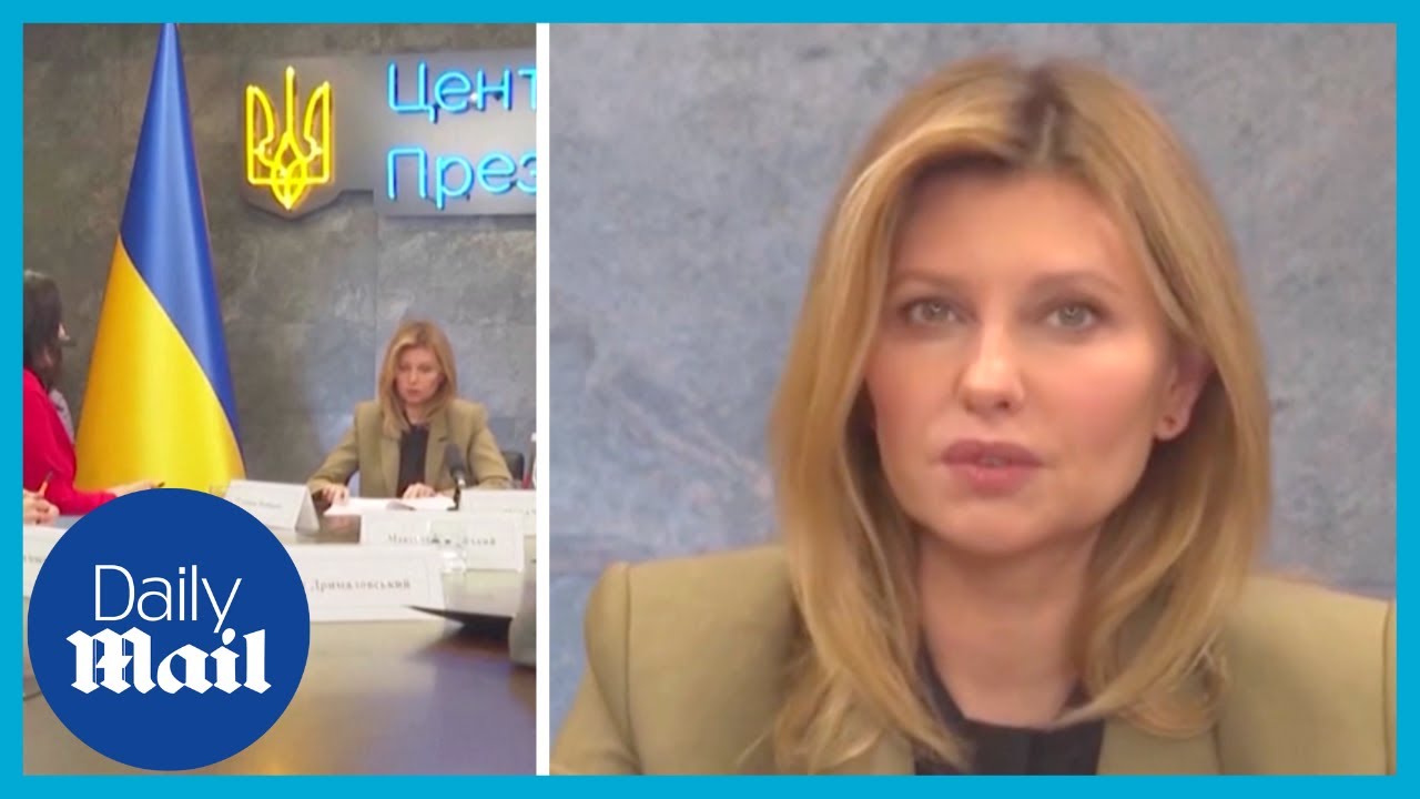 Zelensky's wife talks 'honestly' with children about the war