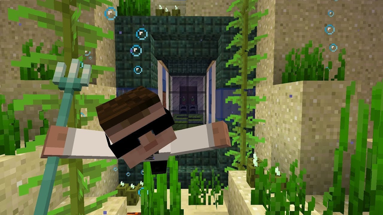 Underwater Airlock Tutorial | Minecraft Update Aquatic