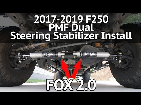 2017-2019 F250 PMF Dual Steering Stabilizer Install and Review