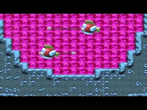 Poison Cheep Cheep Path by alec - Super Mario Maker - No Commentary 1bk