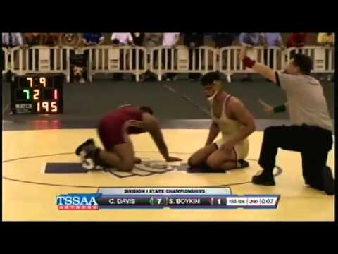 195 lbs Match from the TSSAA Division 1 Wrestling Championship Finals