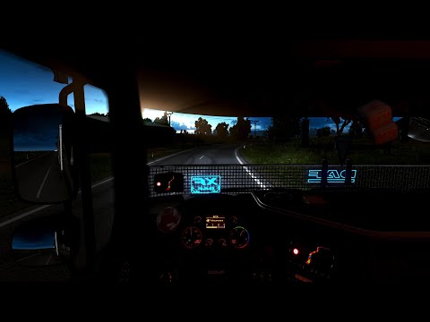 Early Morning Relaxing drive Kiel to Hamburg | DAF XF (Euro Truck Simulator 2)