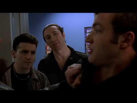 The Sopranos Furio kicks Matush in the butt scene