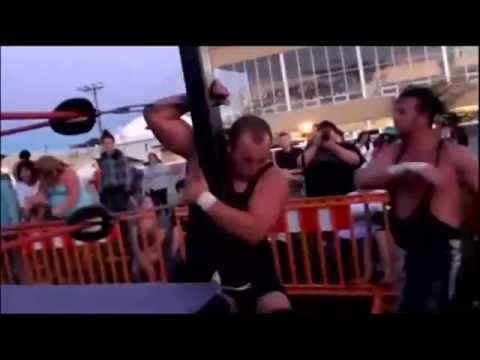 Kowboy Mike Hughes & Titus vs Riddick Stone & Chris Cooke - NBW August 2011