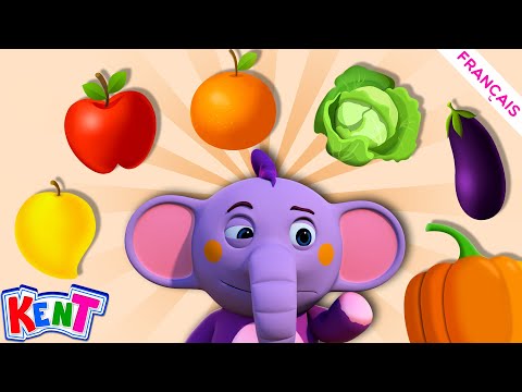 Bébé Kent | Apprendre Les Légumes Et Les Fruits | Dessin Animé