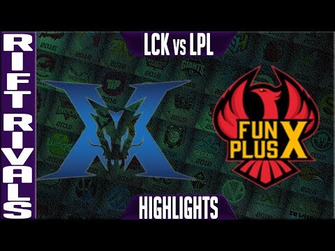 KZ vs FPX Highlights | Rift Rivals 2019 LCK vs LPL Groups Day 1 | King-Zone vs FunPlus Phoenix