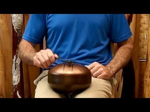 HAPI Drum Mini D Akebono steel tongue drum demo from Hapi Steel Tongue Drum.com