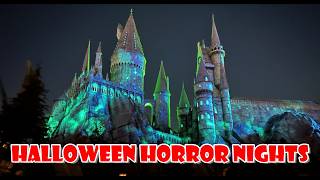 Universal Studios Osaka Japan Halloween Horror Nights With Harry Potter Death Eaters Hogsmeade