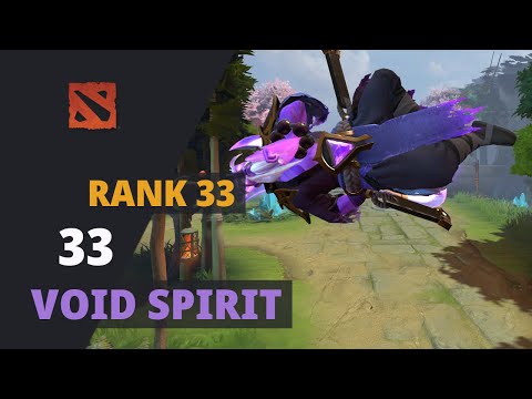 33 (Rank 33) plays Void Spirit Dota 2 Full Game