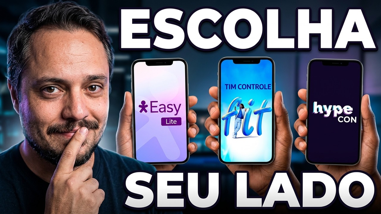 Vivo Easy, TIM FIT e Hypecon: NÃO PERCA DINHEIRO com planos ruins