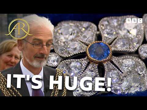 'It's HUGE!' - 115-Year-Old Diamond Necklace Worth Six Figures | BBC Antiques Roadshow UK