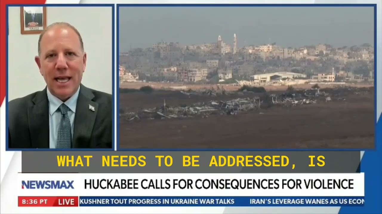 PMO Spox Doron Spielman on Newsmax: "Every hour there is a terror attack against Jews"
