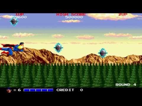 [HD] Superman Round 4 1988 Taito Mame Retro Arcade Games