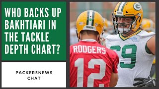 Who backs up David Bakhtiari in the tackle depth chart | PackersNews Chat (Ep. 5)