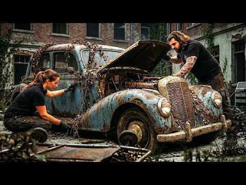 Thumbnail for RARE Pre-War | 1938 Mercedes (W08) | Buried in Forest Rust, Reborn in Neptune Blue | Pure ASMR by Mercedes-Benz W08