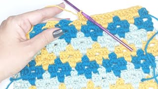 🌸 What a Beauty, Quick and Easy Crochet Design for a Colorful Blanket  😍